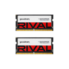 Модуль пам'яті для ноутбука SoDIMM DDR5 32GB (2x16GB) 5600 MHz Rival Goodram (GGEES5-56L40S/32GDC)