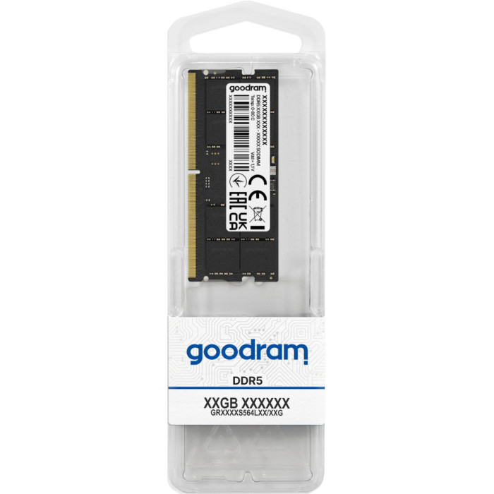 Модуль пам'яті для ноутбука SoDIMM DDR5 32GB 5600 MHz Goodram (GR5600S564L46/32G)