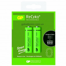 Акумулятор Gp AA 100AAHCE-2GB2 ReCyko+ Smart Energy R6 1000 mAh * 2 (NiMn) (100AAHCE / 4891199145421)