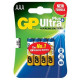 Батарейка Gp AAA LR03 Ultra Plus Alcaline * 4 (GP24AUP-2UE4)