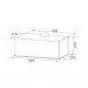 Витяжка кухонна GRANADO Palamos 1613-1200 Black glass (GCH456311)