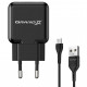 Зарядний пристрій Grand-X CH-03UMB (5V/2,1A + DC cable Micro USB) Black (CH-03UMB)