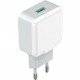 Зарядний пристрій Grand-X USB 5V 2,1A White + cable USB -> micro USB, Cu (CH-03UMW)