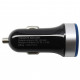 Зарядний пристрій Grand-X Black 2USB 5V/2.4A (CH-06)