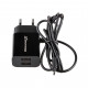 Зарядний пристрій Grand-X 5V 3,1A 2USB + micro USB Black с защитой от перегрузки (CH-65B)