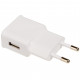 Зарядний пристрій Grand-X 1*USB, 1A, White, + cable USB -> Micro USB, Cu, 2.1А, 1m (CH-765UMW)