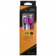 Дата кабель USB 2.0 AM to Lightning 1.0m Rose/Black Grand-X (FL05RSB)