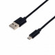 Дата кабель USB 2.0 AM to Micro 5P 2.5m black Grand-X (PM025B)