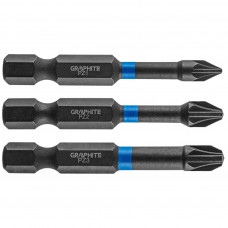 Набір біт Graphite ударні 3 од., 1/4
