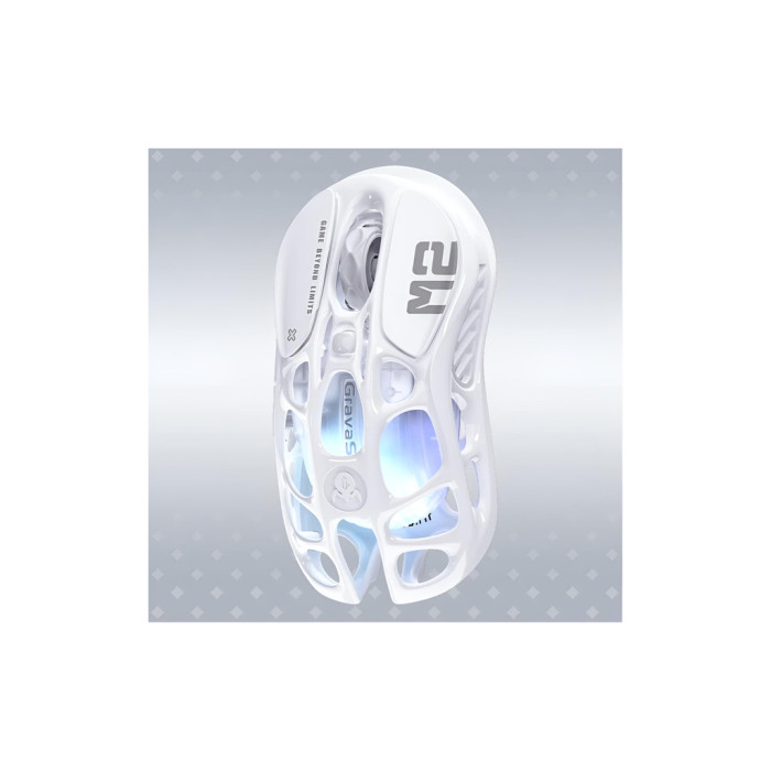 Мишка GravaStar Mercury M2 RGB Wireless/Bluetooth/USB Opaline White (GRAVASTARM2_WHT)