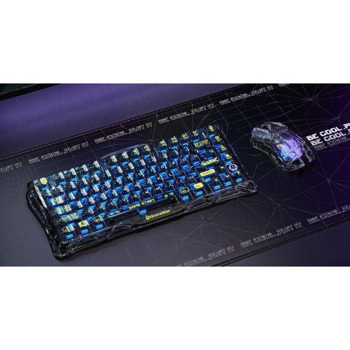 Мишка GravaStar Mercury M2 Transparent Black (GRAVASTARM2_XTAL_BLK)