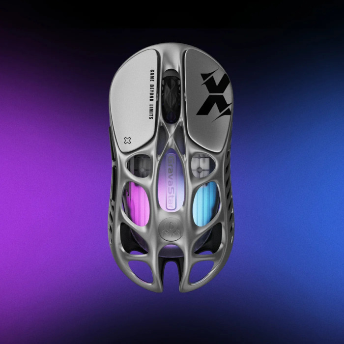Мишка GravaStar Mercury X Wireless/Bluetooth/USB Grey (GSX_GRY)