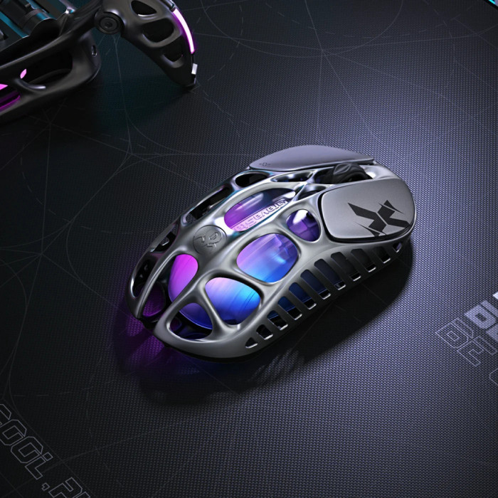 Мишка GravaStar Mercury X Wireless/Bluetooth/USB Grey (GSX_GRY)