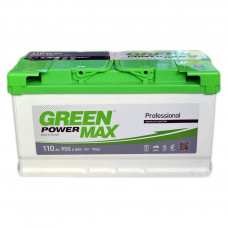 Акумулятор автомобільний GREEN POWER MAX 110Ah Ев (-/+) (950EN) (22370)