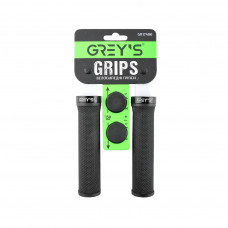 Гріпси Grey's з гумовим покриттям 2 шт 130 мм Black (GR17400)
