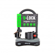 Замок велосипедний Grey's U-lock з кріпленням 12x165x245 мм (GR33012)
