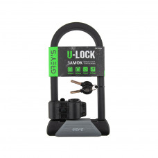 Замок велосипедний Grey's скоба U-lock 16х180х340 мм (GR33016)