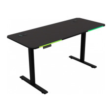 Комп'ютерний стіл GT Racer T-S 1438 Black (T-S 1438 (140x60x73-118) Black)