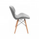 Кухонний стілець GT Racer X-D28 Plus Fabric Light Gray