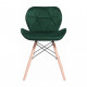 Кухонний стілець GT Racer X-D28 Plus Velvet Dark Green