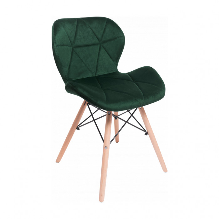 Кухонний стілець GT Racer X-D28 Plus Velvet Dark Green