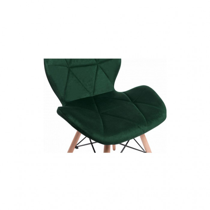 Кухонний стілець GT Racer X-D28 Plus Velvet Dark Green
