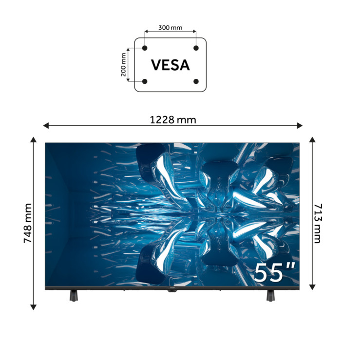Телевізор Haier H55K85FUX