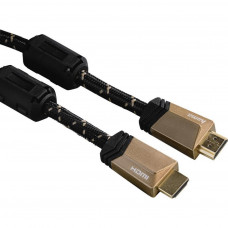 Кабель мультимедійний HDMI to HDMI 1.5m Premium Hama (00122210)