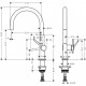 Змішувач Hansgrohe Talis M54 (72804670)