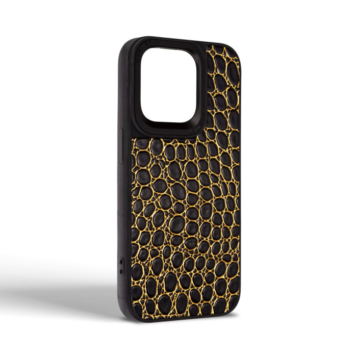 Чохол до мобільного телефона Harder Crocosaur Apple iPhone 15 Pro Black (ARM76701)