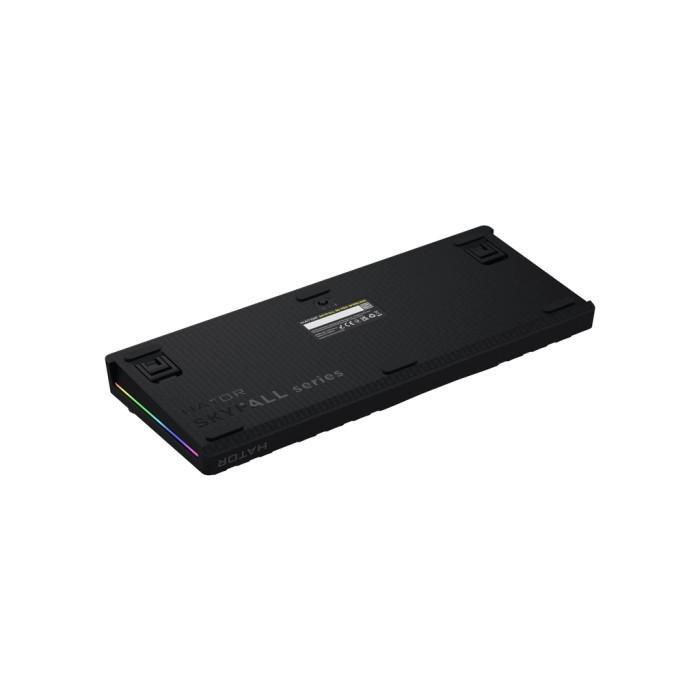 Клавіатура Hator Skyfall 80 PRO Aurum Vanila Silent RGB Wireless/Bluetooth/USB UA Black (HTK4181UA)
