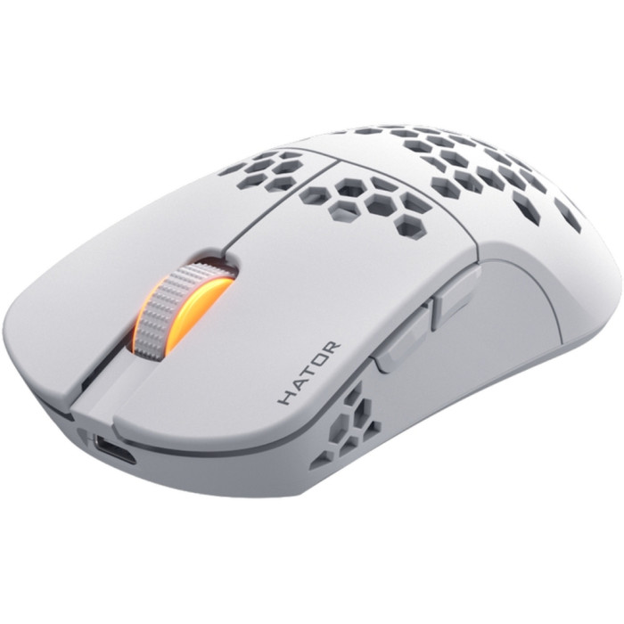 Мишка Hator Stellar Wireless/Bluetooth/USB White (HTM651)