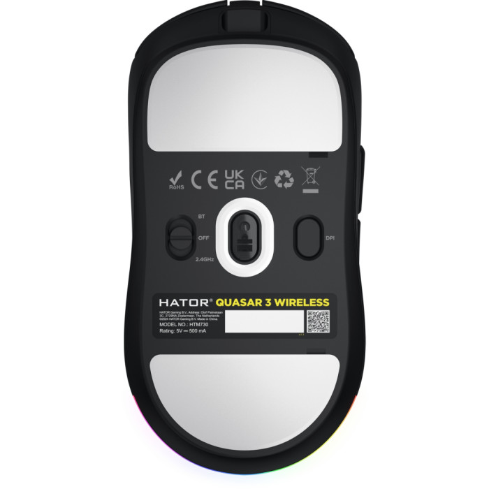 Мишка Hator Quasar 3 Wireless Black (HTM730)