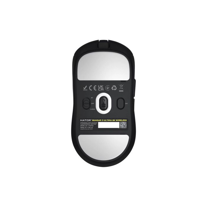 Мишка Hator Quasar 3 Ultima 8K Wireless/Bluetooth/USB Black (HTM762)