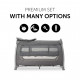 Дитячий манеж Hauck Play N Relax (Melange Charcoal) (60009-2)