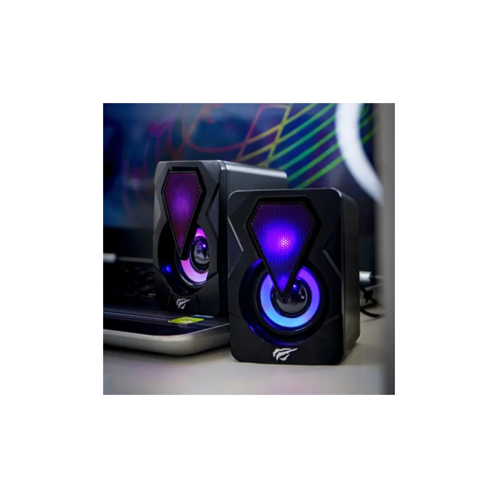 Акустична система Havit HV-SK210 mini PRO RGB USB Black (6939119040260)