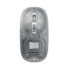 Мишка Havit MS62WB Pro Wireless Transparent Gray (6939119045128)