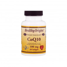 Антиоксидант Healthy Origins Коензим Q10, Kaneka (COQ10), 100 мг, 60 желатинових капсул (HO35016)