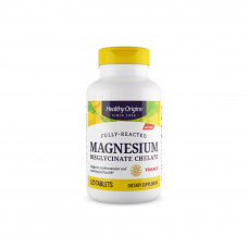 Мінерали Healthy Origins Магній Бісгліцінат, Magnesium Bisglycinate Chelate, 200 мг, (HO39542)