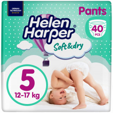 Підгузок Helen Harper Soft&Dry Junior Розмір 5 (12-17 кг) 40 шт (5411416031741) (271442)