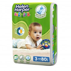 Підгузок Helen Harper Soft&Dry Midi 4-9 кг 80 шт (5411416060178)