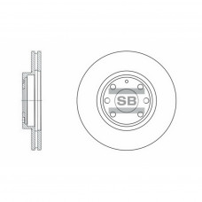 Гальмівний диск HI-Q SD3012