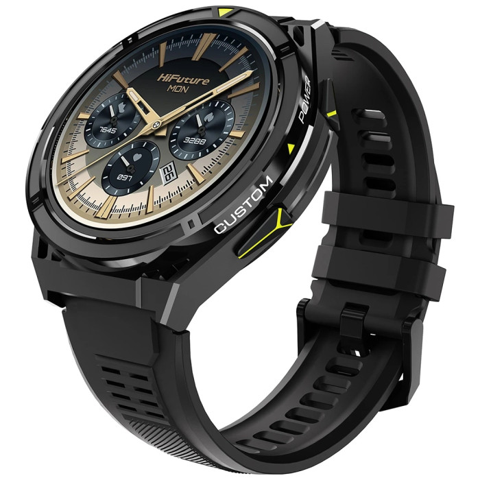 Смарт-годинник HiFuture active black-yellow (active.black-yellow)