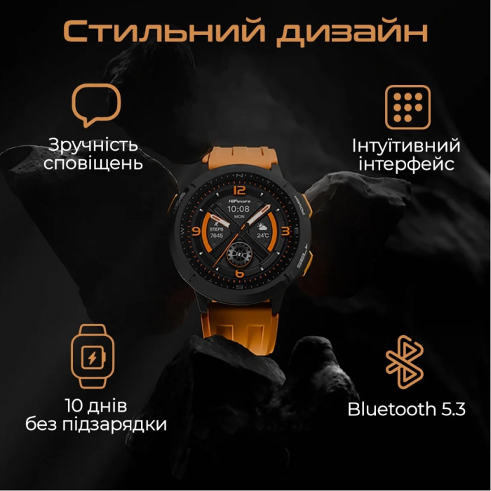 Смарт-годинник HiFuture mix 3 black (mix3.black)