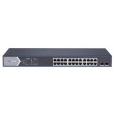 Комутатор мережевий Hikvision DS-3E1526P-SI