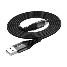 Дата кабель USB 2.0 AM to USB-C 1.0m X38 Cool black HOCO (6931474710567)