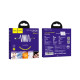 Дата кабель USB 2.0 AM to Lightning 1.0m 2.4A silicone X21 black+white HOCO (6931474711816)
