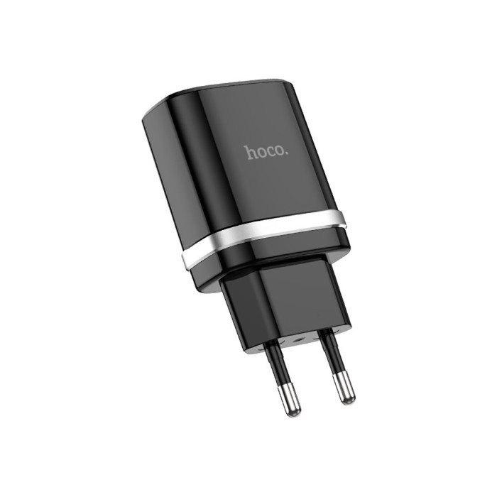 Зарядний пристрій HOCO C12Q Smart USB QC3.0 18W Black (6931474716255)