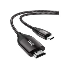 Кабель мультимедійний USB-C to HDMI M 2.0m 4K30Hz gray HOCO (6931474755025)