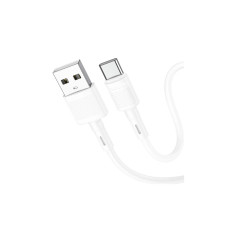 Дата кабель USB 2.0 AM to USB-C 1.0m 3A X83 white HOCO (6931474770912)